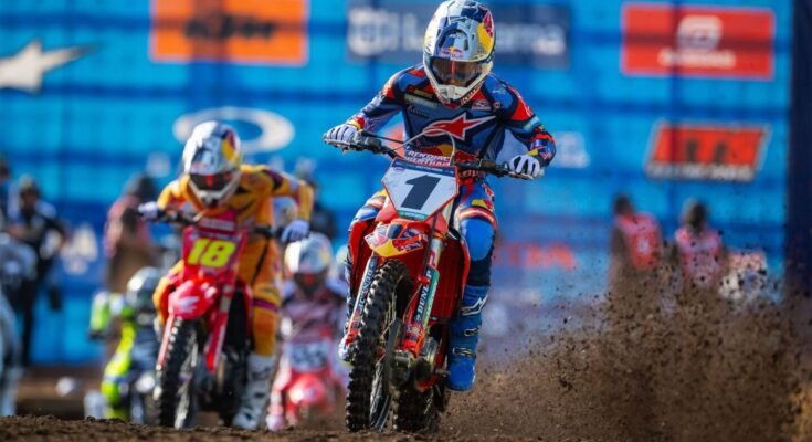 Motocross 2025 450 Eredmények, erős pontok, befejezés Washougalban: Jett Lawrence összesen elvesztette az első évadot