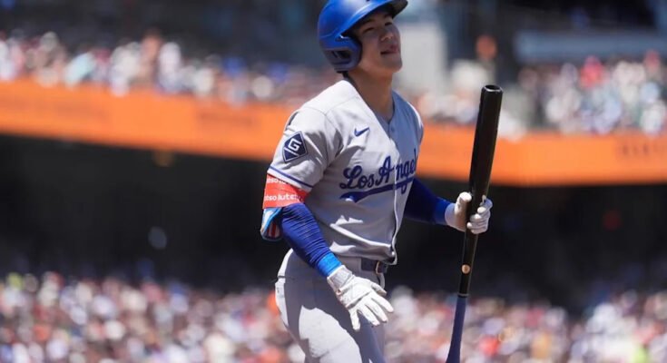 Dodgers megáll, Hyeseong Kim, az óriások elleni mérkőzésen reagál.
