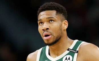 Milwaukee, Wisconsin - április 25.: A Milwaukee Bucks Giannis Antetokounmpo # 34. # 34. Az NBA 2025 első fordulójának harmadik mérkőzésén a FISERV fórumon, a FISERV fórumon, 2025 április 25 -én, a Wisconsinban, a FISERV fórumon, a FISERV fórumon, a FISERV fórumon. Megjegyzés a felhasználóhoz: A felhasználó kifejezetten felismeri és egyetért azzal, hogy a fénykép letöltésével vagy vagy felhasználásával a felhasználó hozzájárult a Getty Images License Megállapodás feltételei szerint. (Fotó: John Fisher / Getty Images)