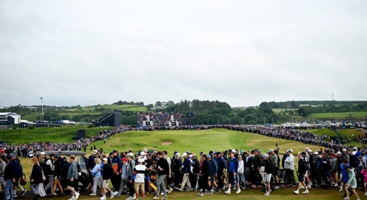 Az Open 2025: Leadbowf, az első forduló eredményei a Royal Portrush -ban