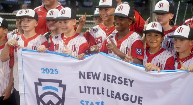 NJ vs CT 2025 -ben LLWS regionális; Lásd: Jackson Holbrook Time, TV -csatorna