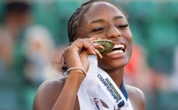 Vashti Cunningham aranyra ugrik, Melissa Jefferson-Wooden 100-ban nyilatkozatot tesz