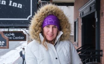Egy fotó Amy Berg rendezőről a Sundance Filmfesztiválon
