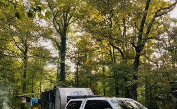 A kempingünk a Cades Cove -ban található, a Great Smoky Mountains Nemzeti Parkban. A villamos energia vagy a víz kapcsolata nem azt jelentette, hogy saját energiánkat kellett behoznunk.