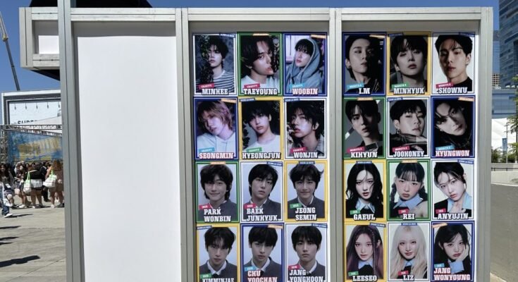 k-pop idols downtown LA