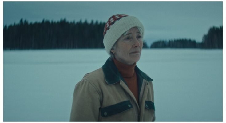 Emma Thompson a Téli Holtban, a 66 -os akció -jeleneteket fordítva