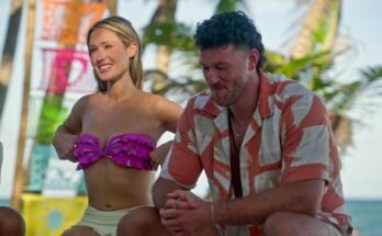 Perfect Match. (L to R) Rachel Recchia, Clayton Echard in episode 303 of Perfect Match. Cr. Courtesy of Netflix © 2025