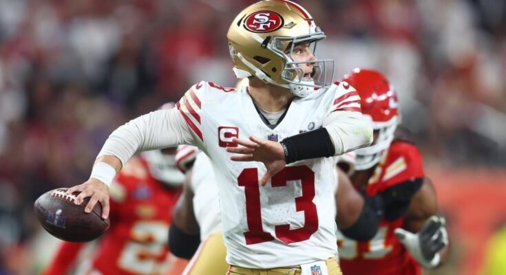 Hogyan lehet fogadni a 49 -es személyekre 2025 -ben: Odds du Super Bowl, Win Total, kiegészítők, legjobb Párizs San Francisco számára