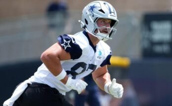 Cowboys Te Jake Ferguson, RB Jaydon Blue gyakorlati sérüléseket vesz fel, mint például a Dallas Physics kultúrája