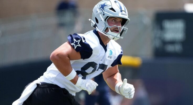 Cowboys Te Jake Ferguson, RB Jaydon Blue gyakorlati sérüléseket vesz fel, mint például a Dallas Physics kultúrája