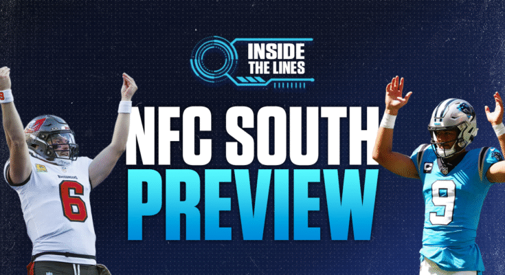 NFC South Best fogadások 2025: Mayfield pékség támogatási modellje és Buccaneers, az új Saints áttekinti a teljes győzelmet.