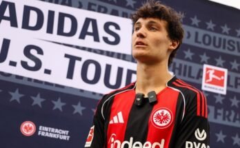 Paxt Aaronson d'Smnt nagy szerepet játszik az Eintracht Francfurtban, a helyszínen a 2026 -os FIFA világkupán