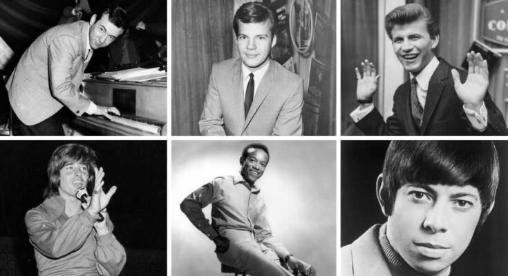 Az 1960 -as években Bobby nevei mindenütt voltak. A bal felső óránkénti irányban: Bobby Darin, Bobby Vee, Bobby Rydell, Bobby Goldsboro, Bobby Womack, Bobby Sherman